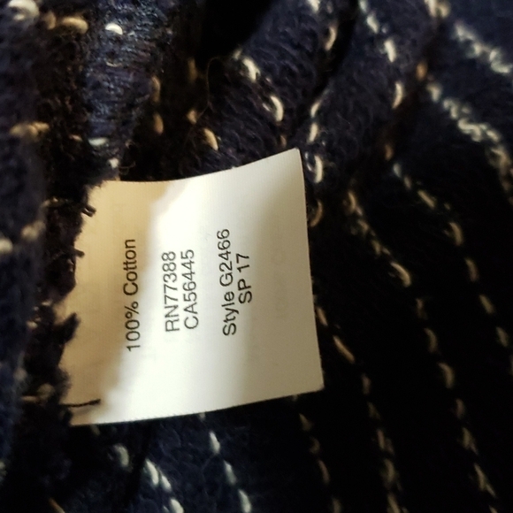 MADEWELL Striped Side-Lace Top, Size S - Picture 9 of 15